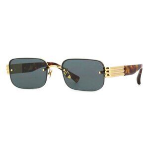 New PROJEKT PRODUKT Gold Rimless Square CLCC6 CG Sunglasses Women